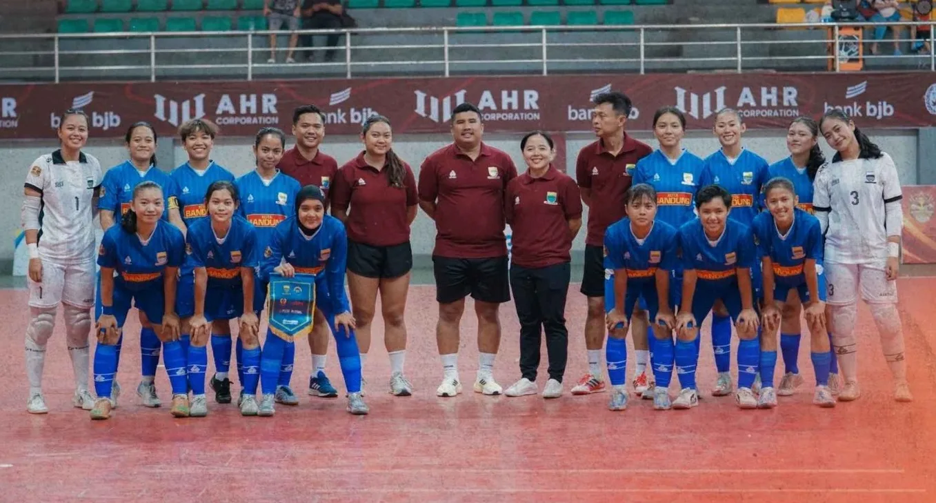 Kalahkan Tasikmalaya, Tim Futsal Putri Kota Bandung Juari Kejurda Futsal DPRD Jabar 2026