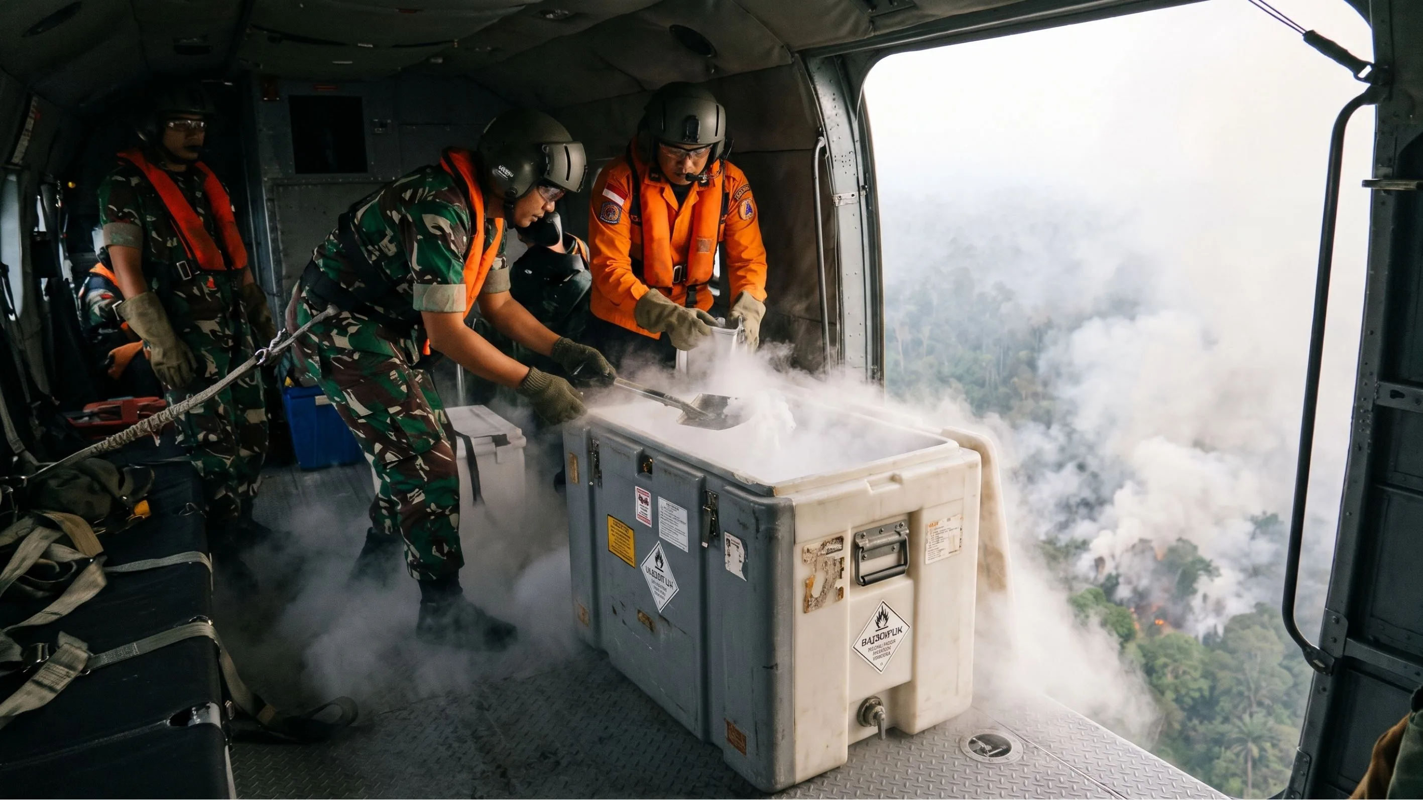 BRIN Terapkan Metode Teknologi Dry Ice Karhutla Untuk Urai Kabut Asap