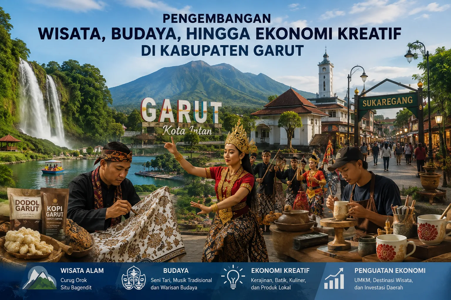 PENGEMBANGAN WISATA, BUDAYA, HINGGA EKONOMI KREATIF DI KABUPATEN GARUT
