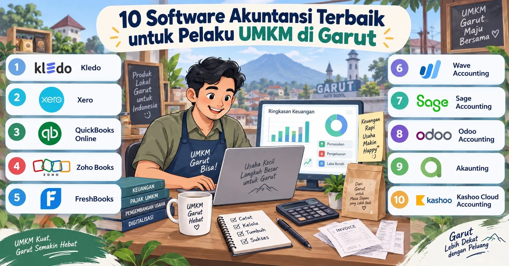 10 Software Akuntansi Terbaik untuk Pelaku UMKM di Garut