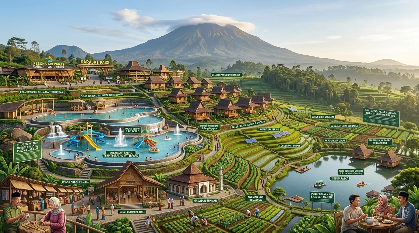 Relaksasi di Atas Awan: Strategi Mengurai Kepadatan demi Keberlanjutan Pesona Air Panas Darajat Pass Garut