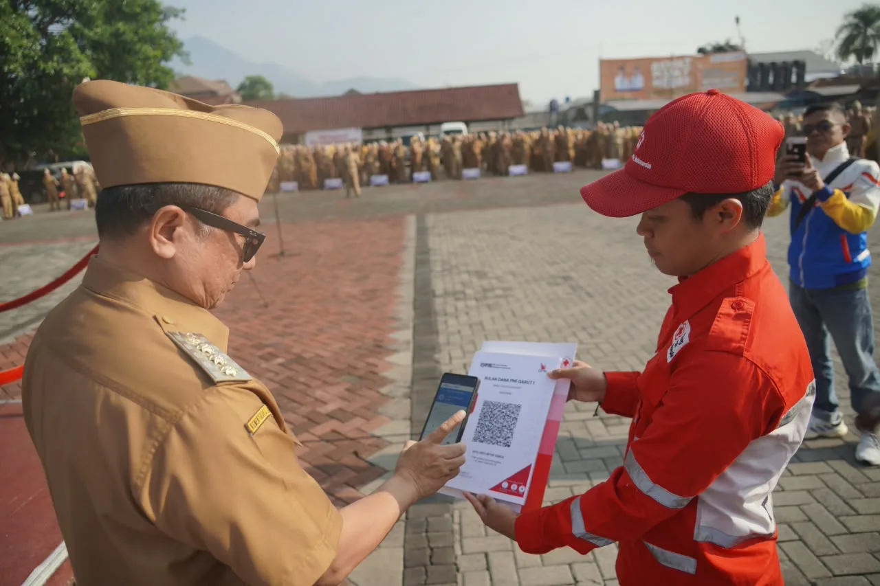 Dukung PMI Garut, Bupati Garut Canangkan Bulan Dana Kemanusiaan
