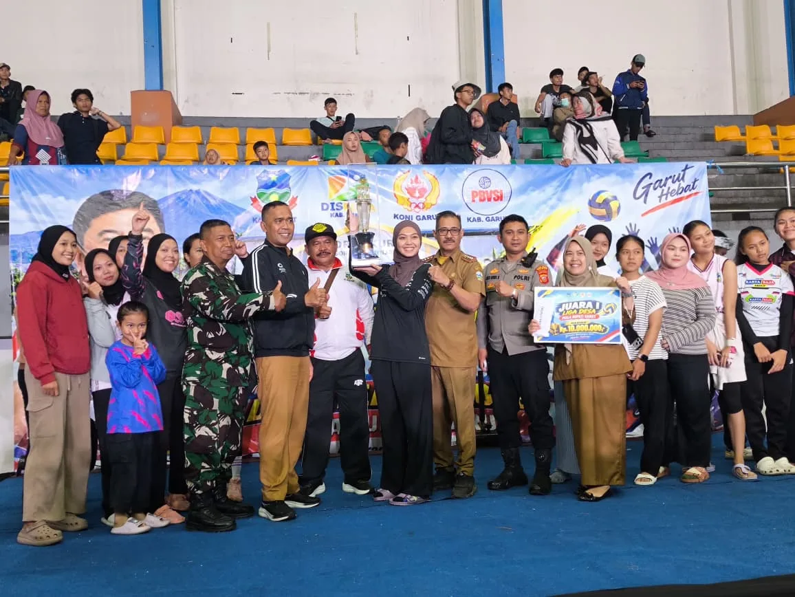 Tim Voli Putri Desa Pasawahan Sabet Juara 1 Liga Desa Garut 2026