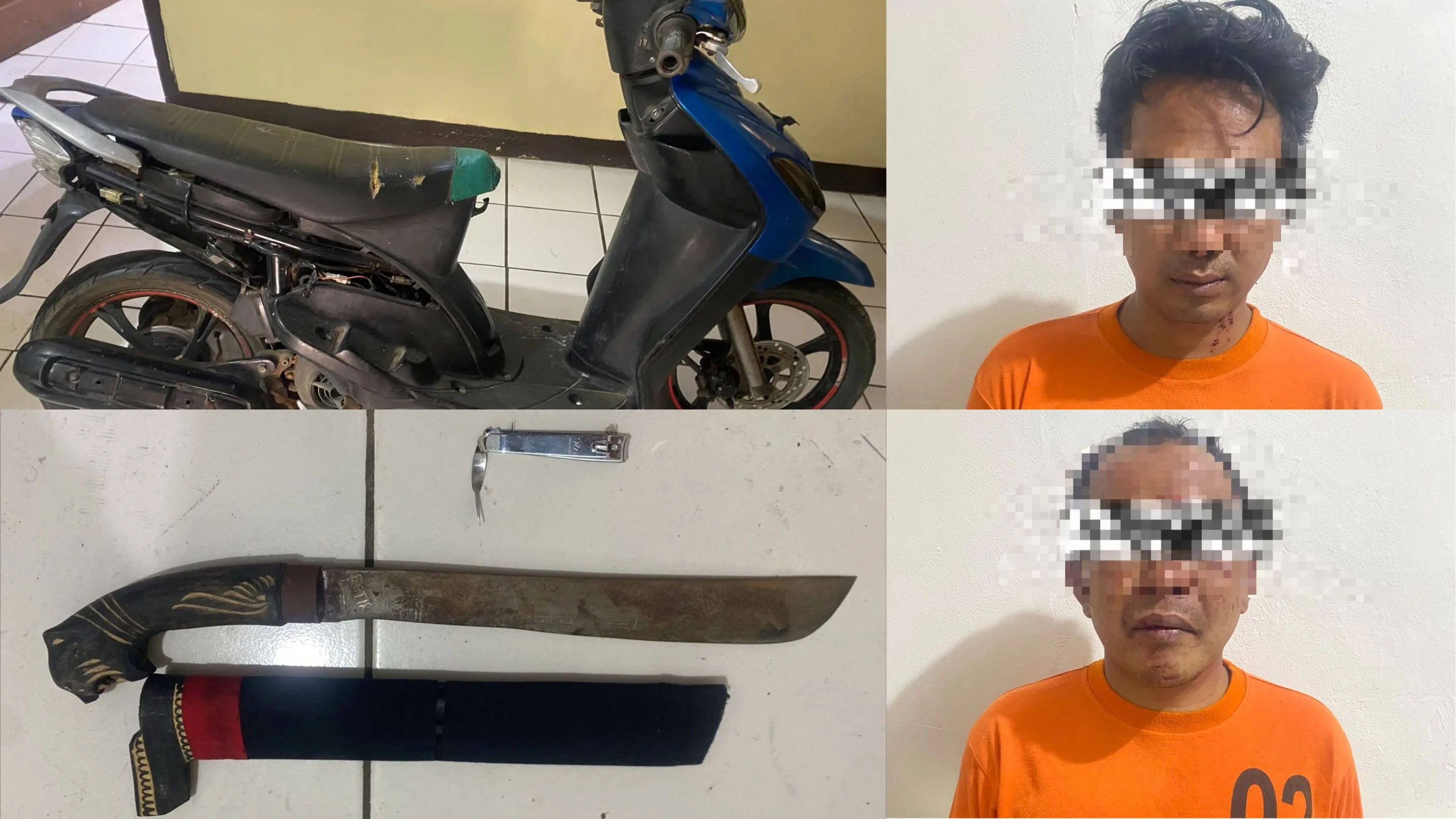 Bawa Golok Usai Curi Motor Ninja, Dua Pelaku di Malangbong Garut Dibekuk Polisi