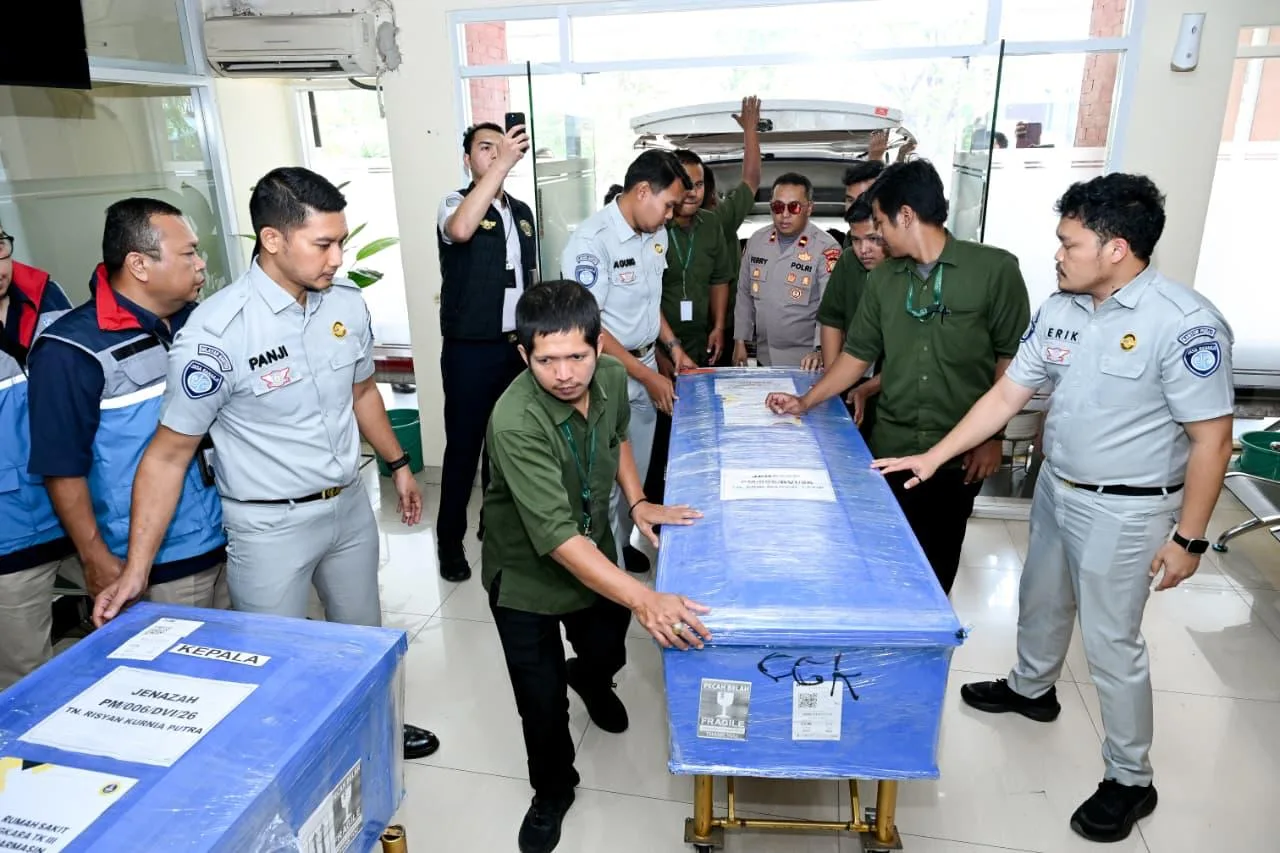 Jasa Raharja Jemput Jenazah Korban KM Virgo Transport 8 di Bandara Soekarno Hatta