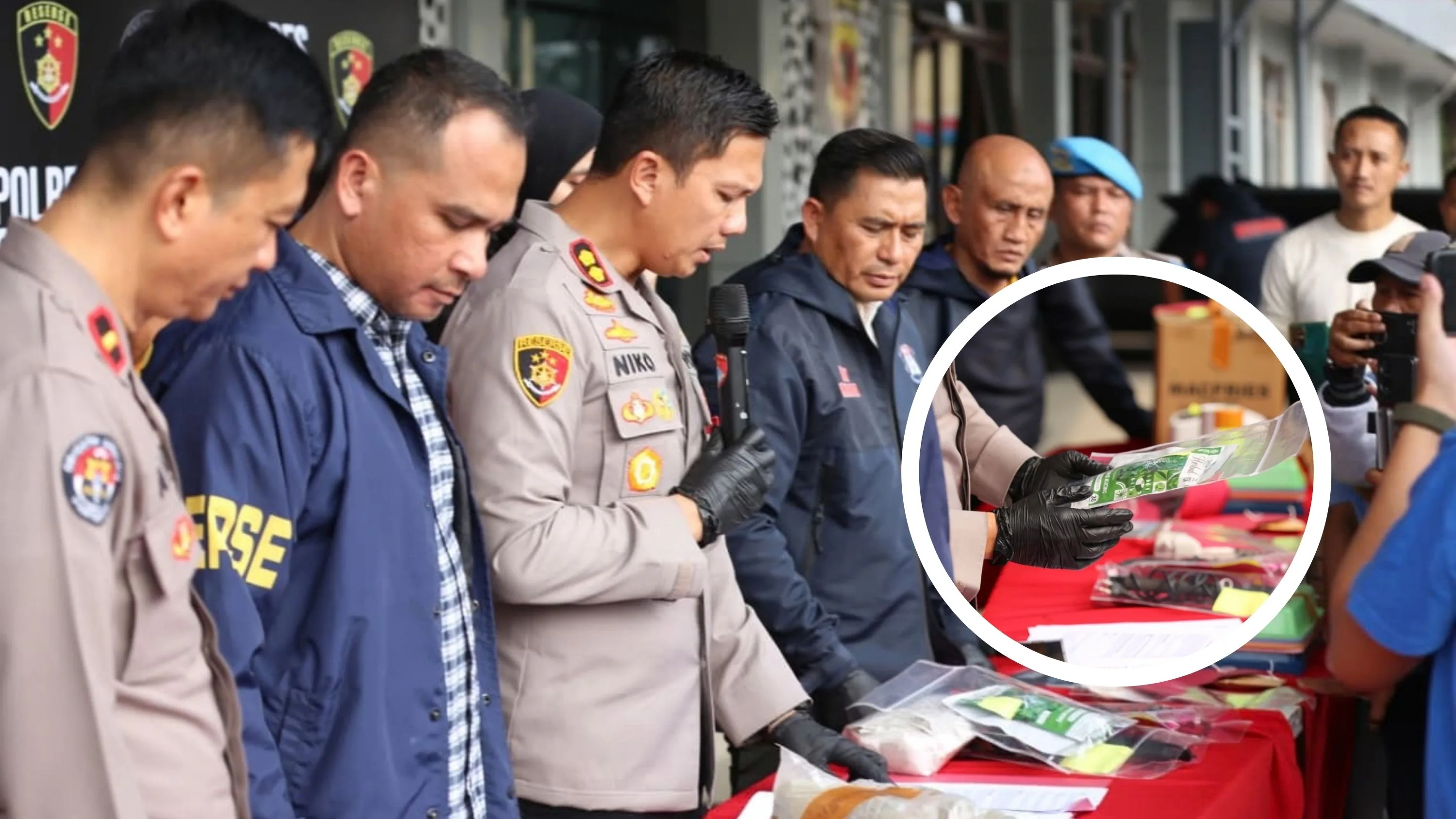 Edarkan Merek Teh Herbal Palsu, 4 Tersangka di Garut Diamankan Polisi