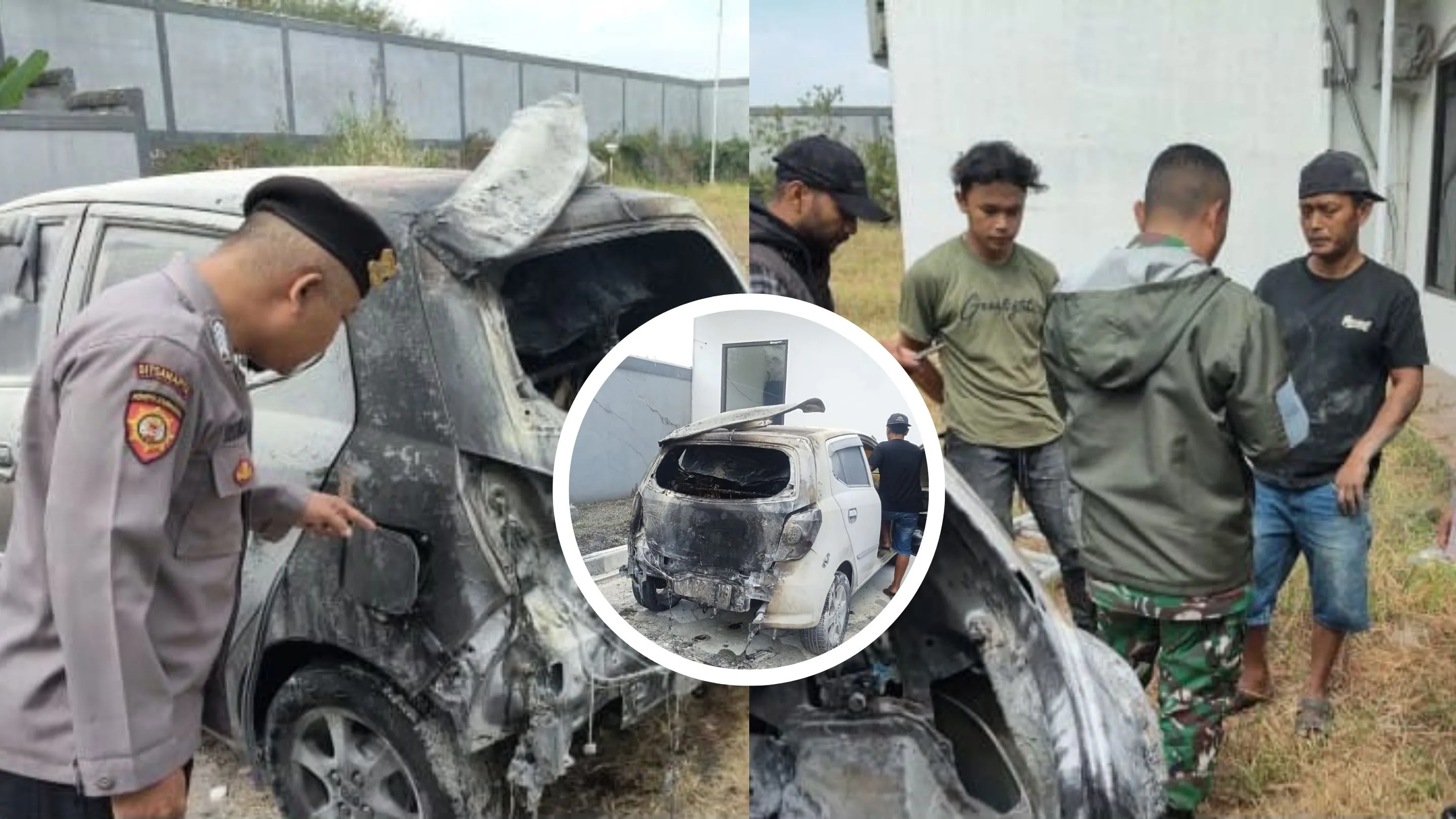 Letupan Bagasi Picu Kebakaran Mobil Daihatsu Ayla di SPBU Jati Garut