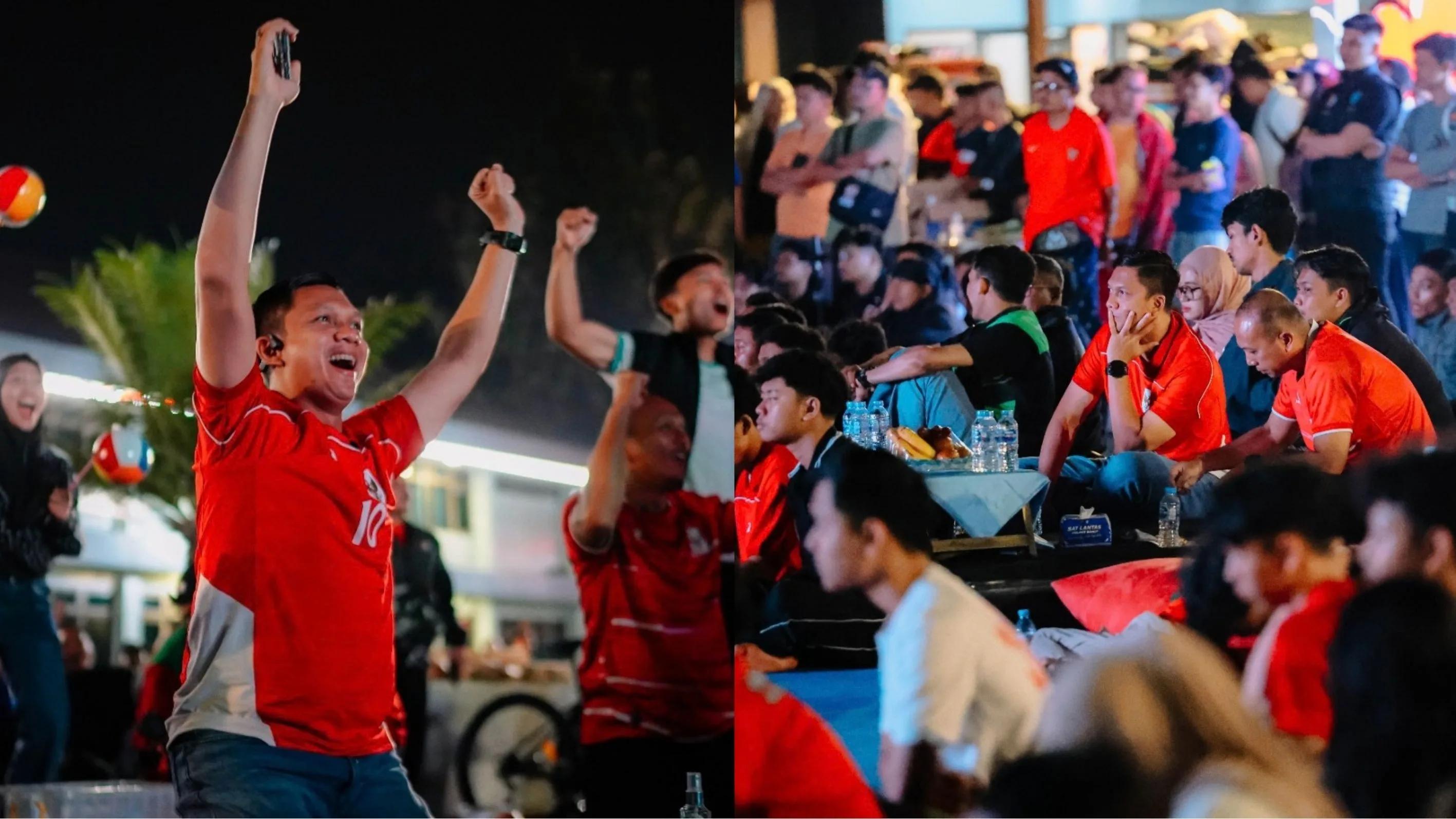 Indonesia Juara, Euforia Ratusan Warga Pecah di Lapangan Apel Mapolres Garut