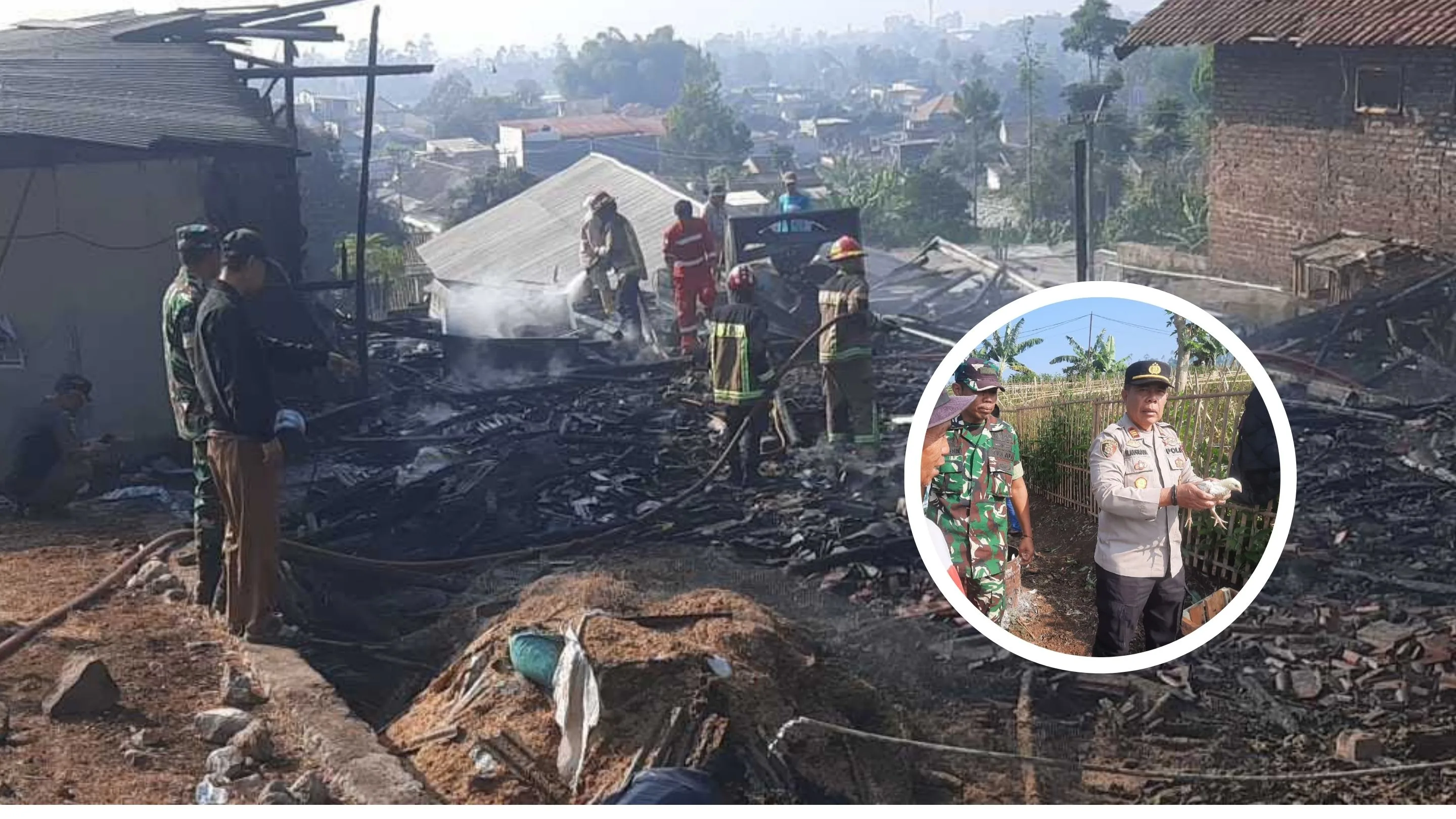 Diduga Korsleting, 6.000 Ekor Ayam Ludes Terbakar di Samarang Garut