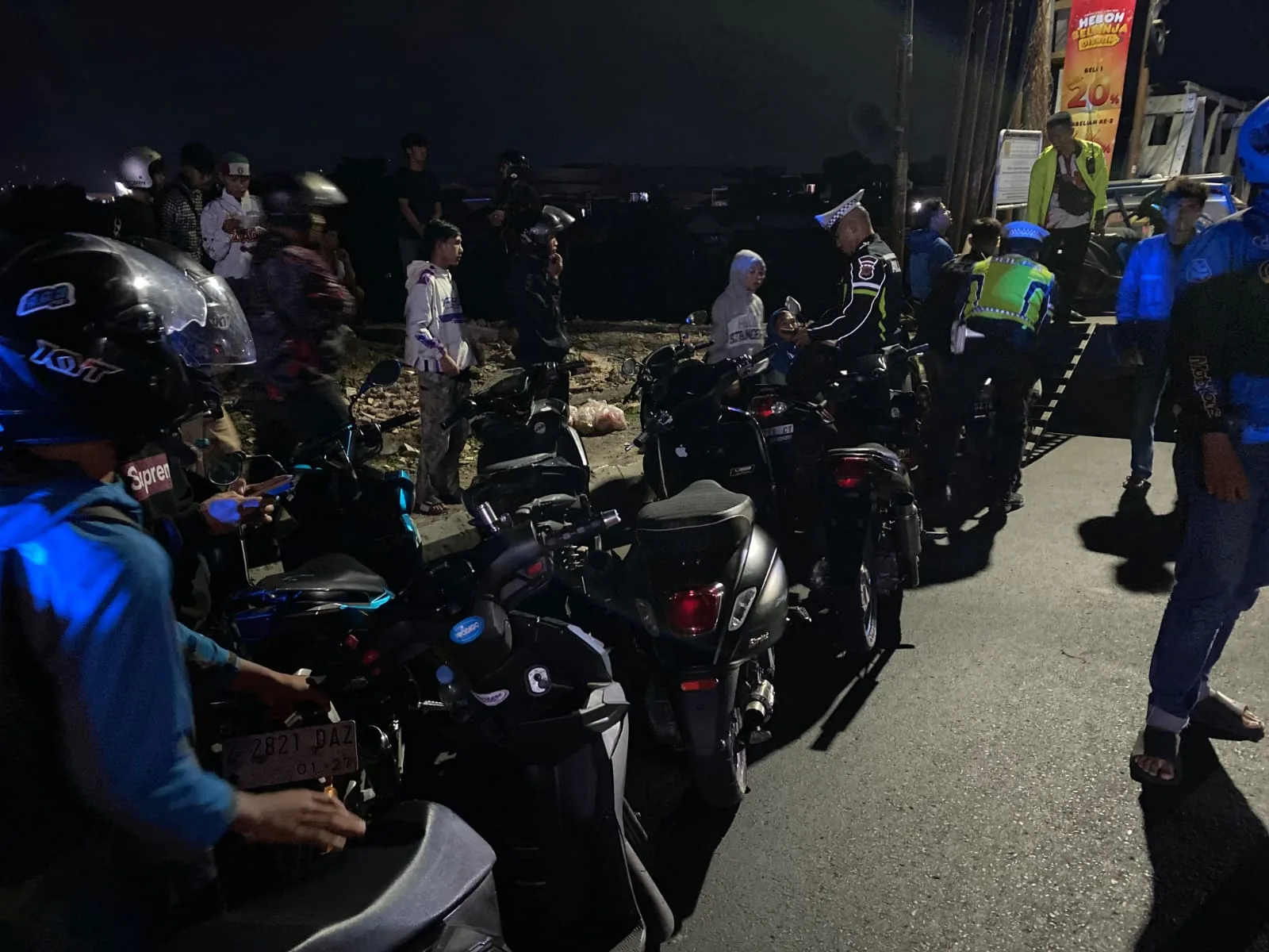 Tertibkan Knalpot Brong, 29 Sepeda Motor Berhasil Diamankan Polisi