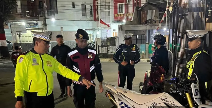 Sisir Jalanan Garut, Polisi Jaring 27 Motor Berknalpot Bising